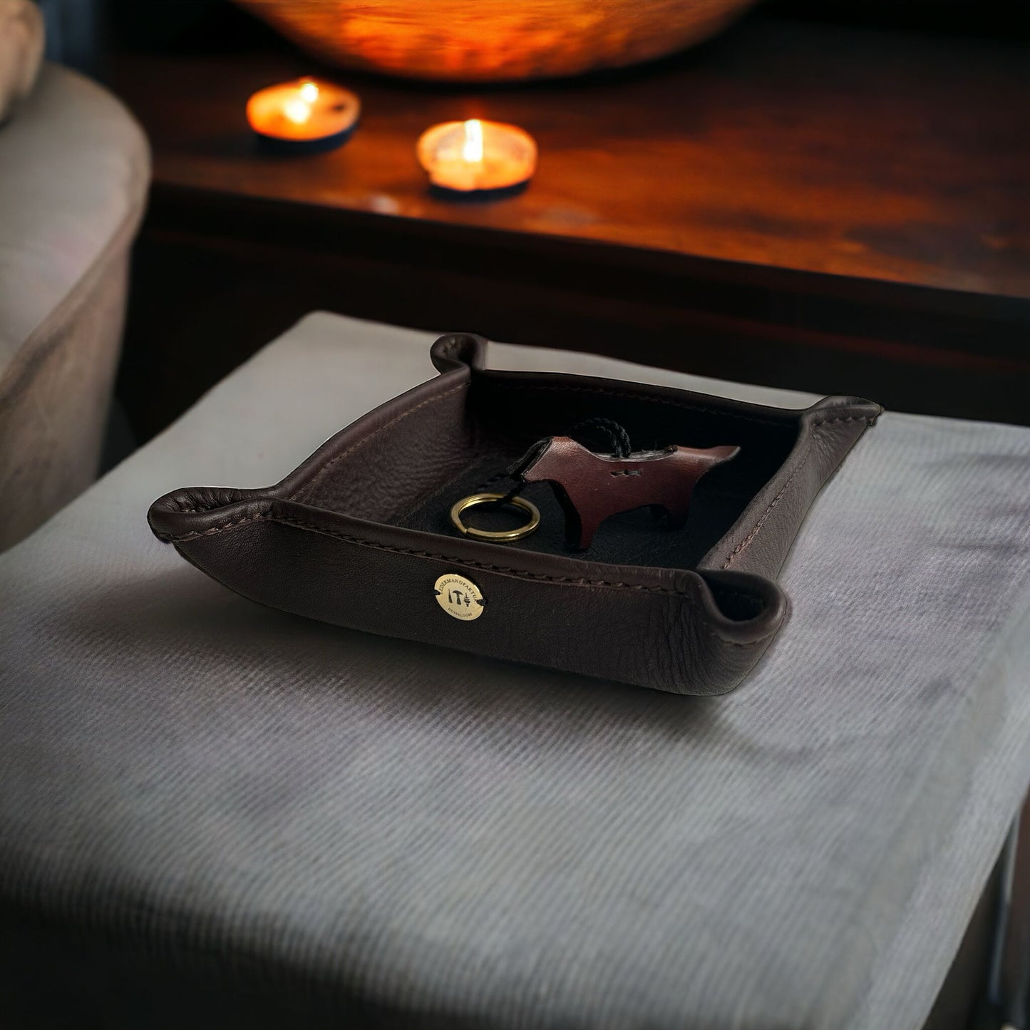 Vide Poche, Lederschale, Taschenleerer, Schmuckaufbewahung