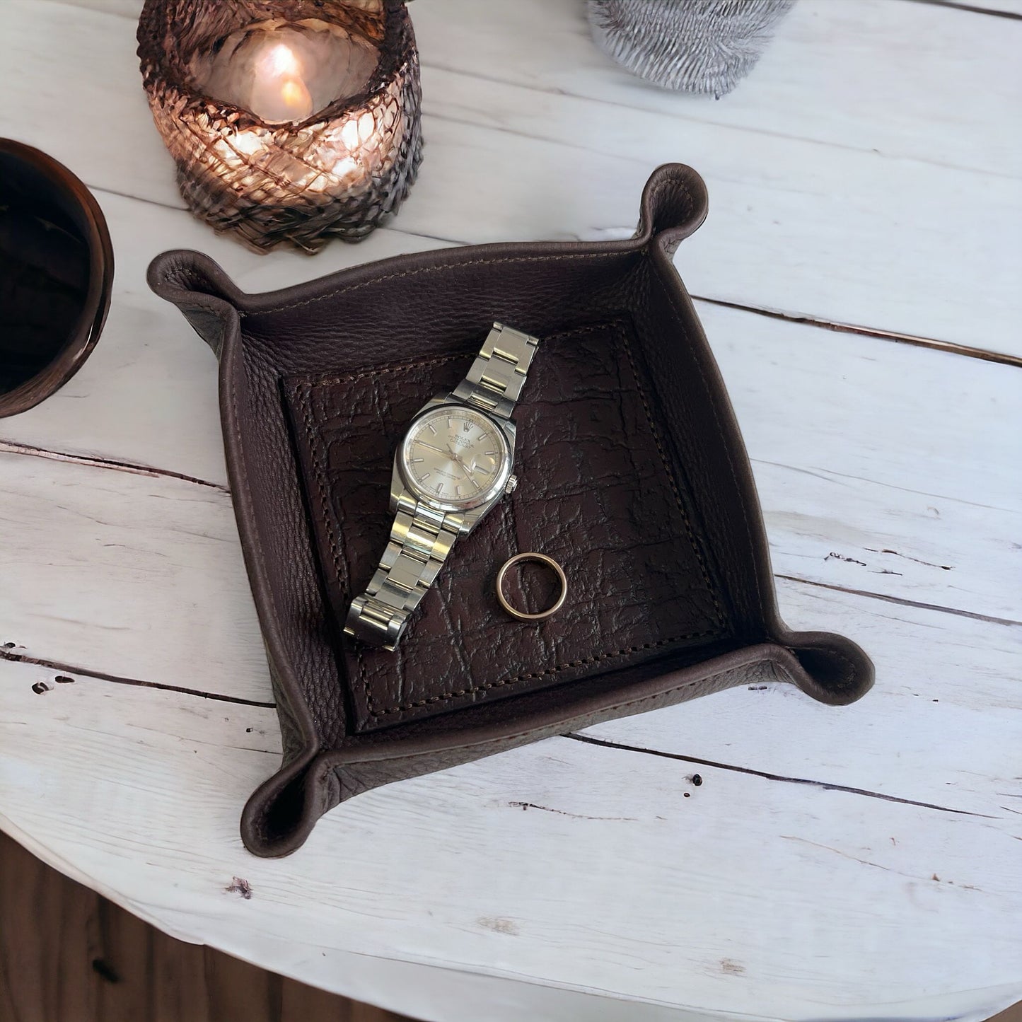 Vide Poche, Lederschale, Taschenleerer, Schmuckaufbewahung